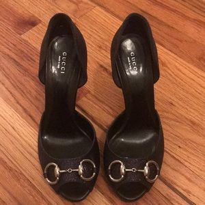 GUCCI D’Orsay Platform Heels